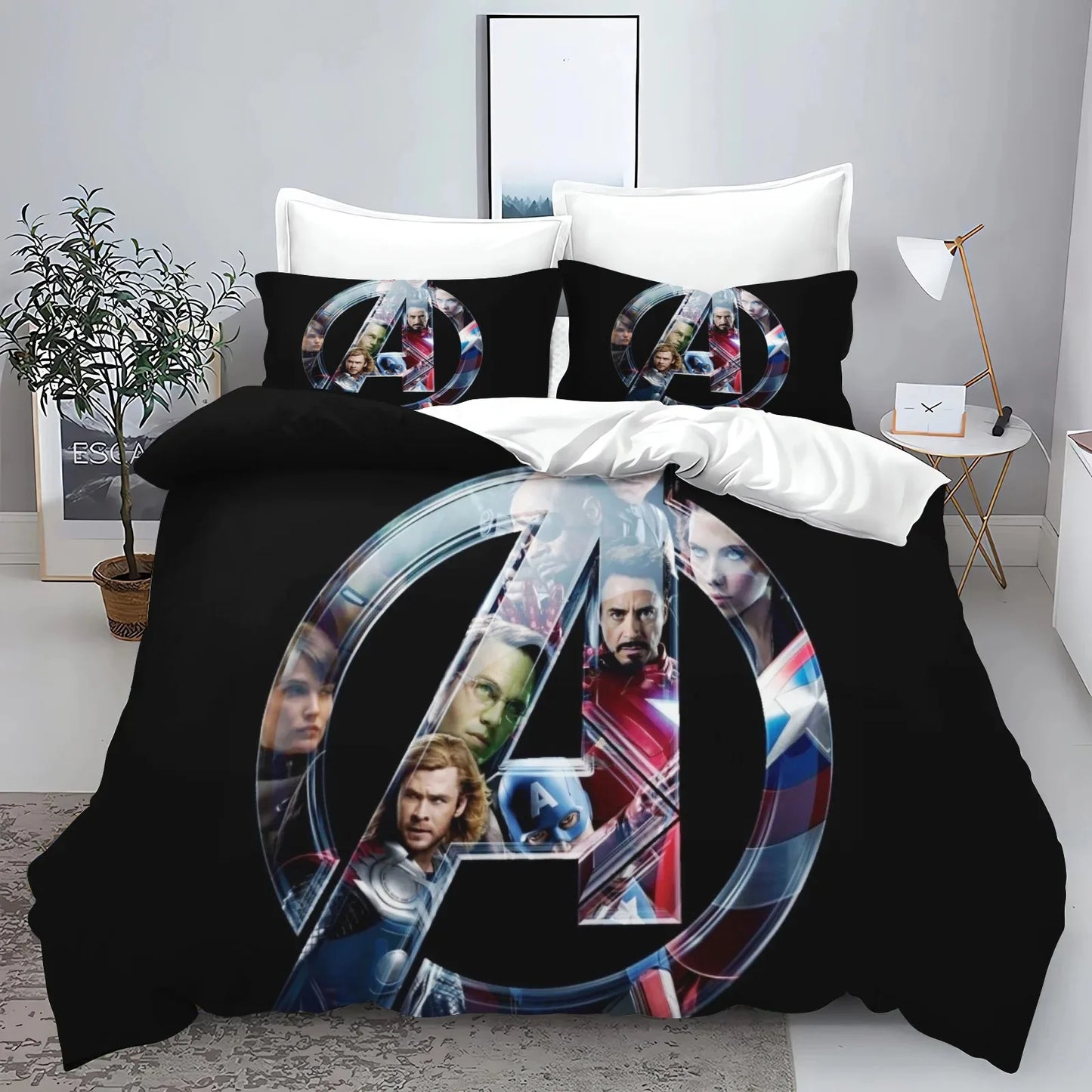 Housse de Couette Grand Logo Avengers