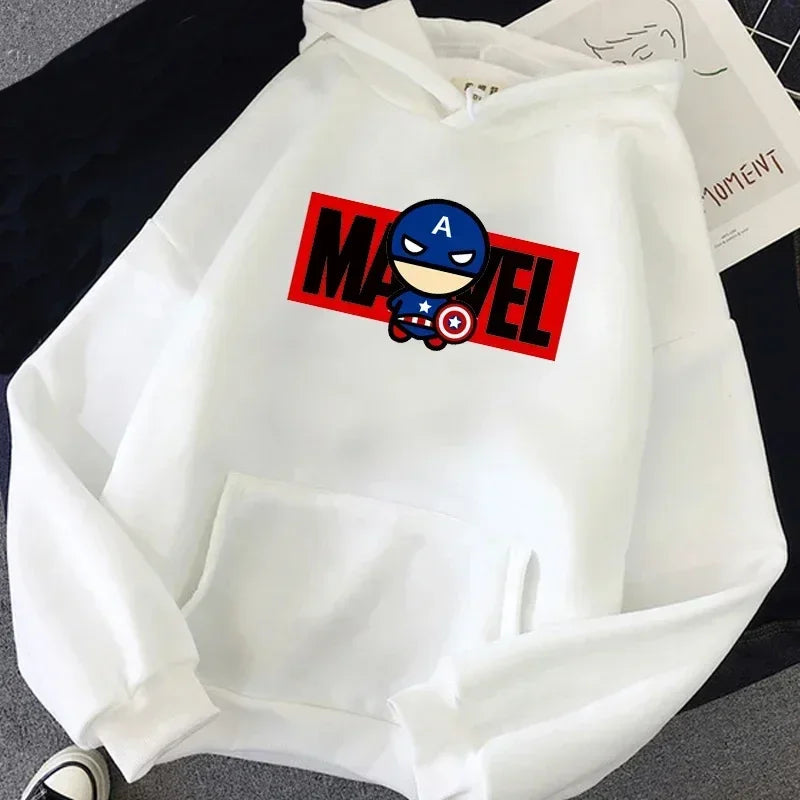 Hoodie Marvel Captain America Cartoon