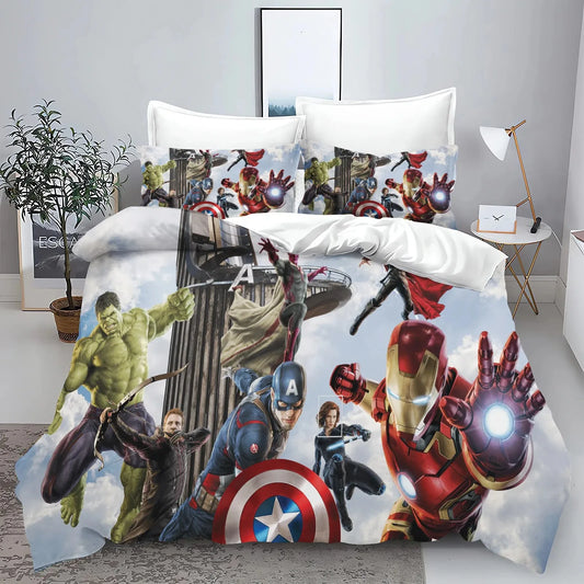 Housse de Couette Personnages Avengers