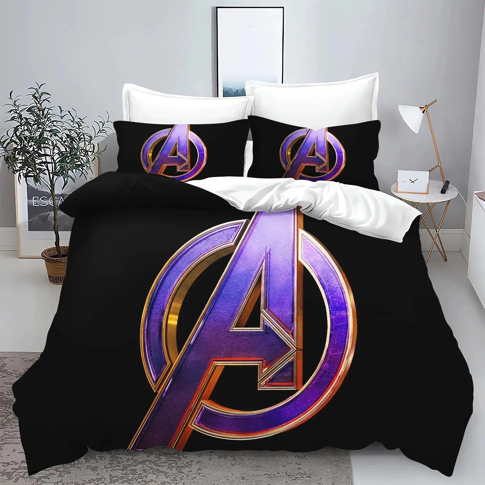 Housse de Couette Logo Avengers