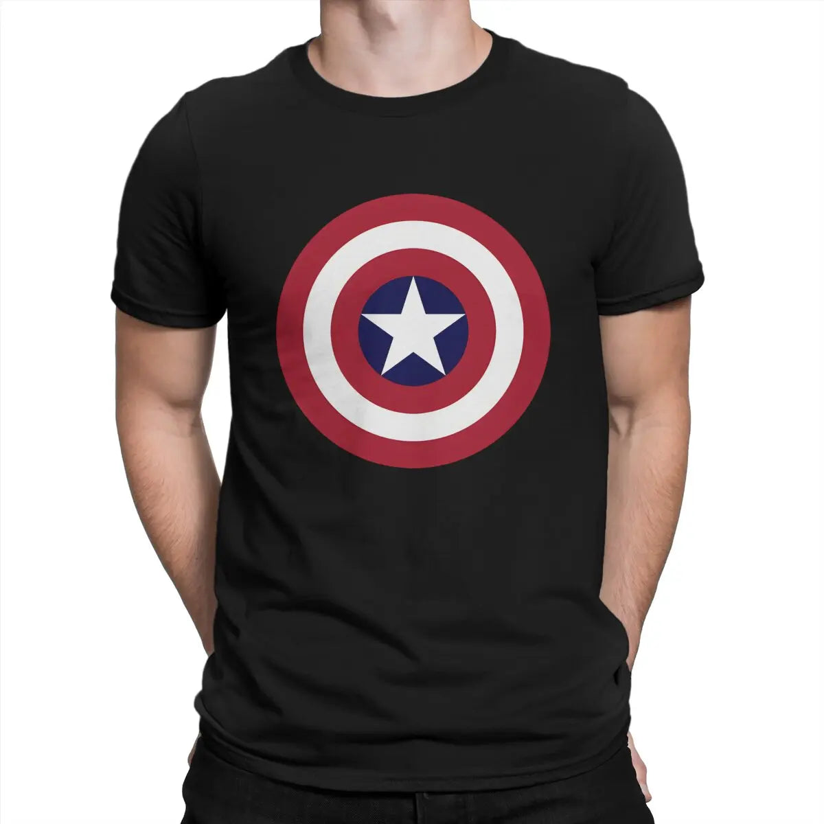 T-Shirt Bouclier Etoile de Captain America