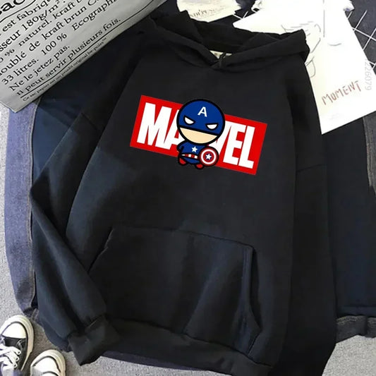 Hoodie Marvel Captain America Cartoon