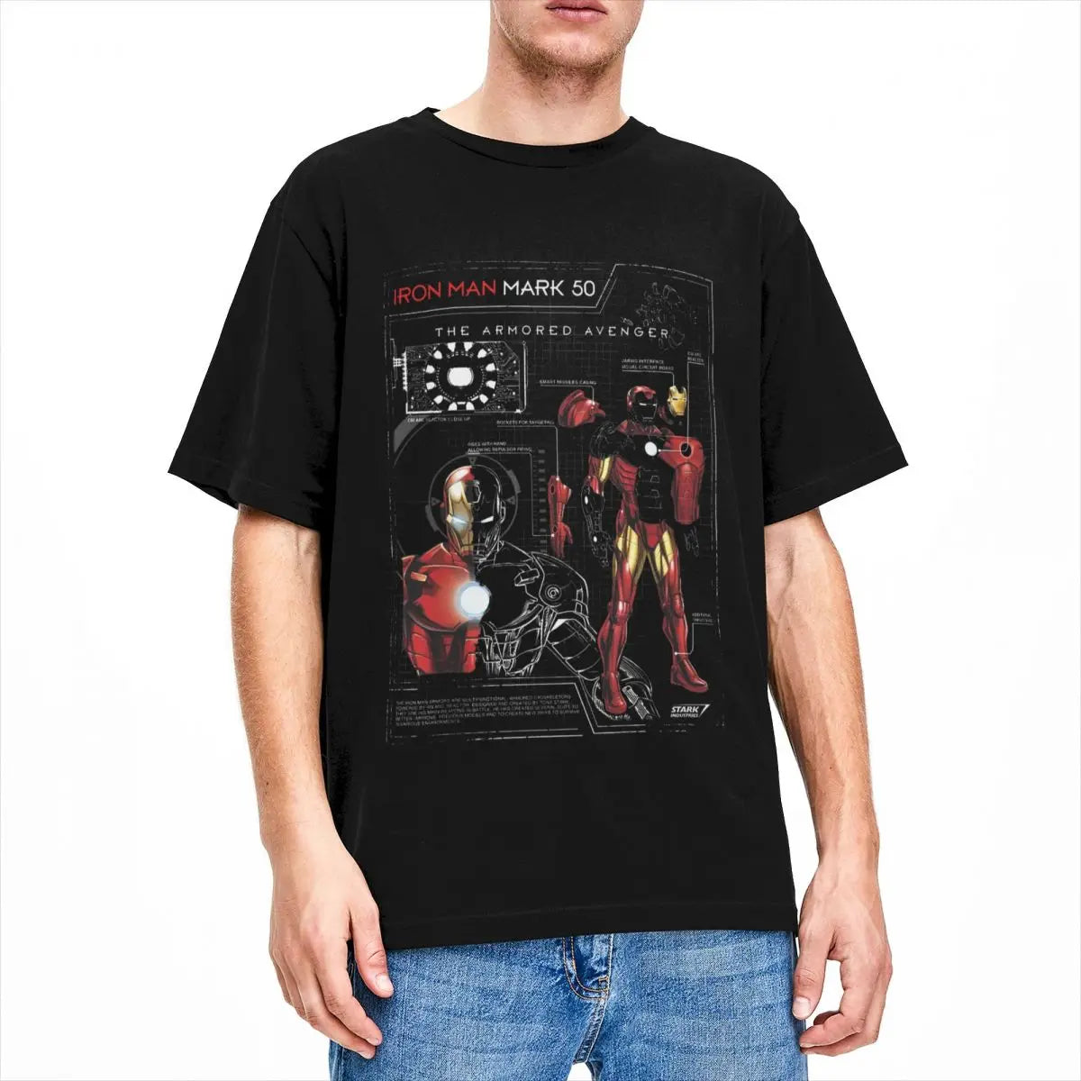 T-Shirt Iron Man - Armure Mark 50